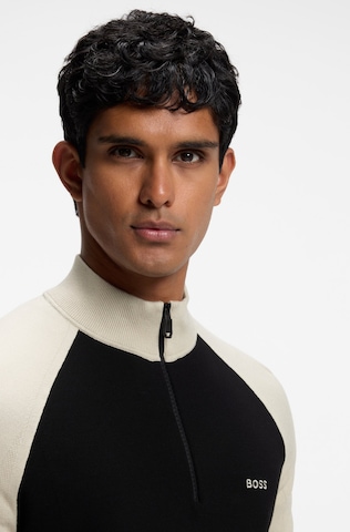 BOSS Pullover in Schwarz