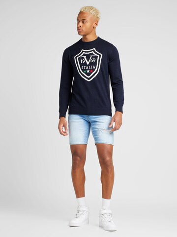 19V69 ITALIA Pullover 'TILO' in Blau