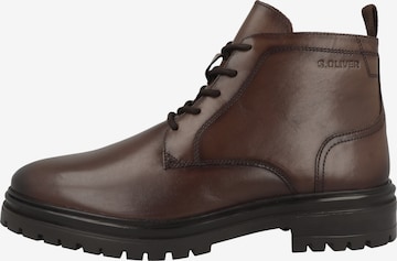 s.Oliver Veterboots in Bruin: voorkant