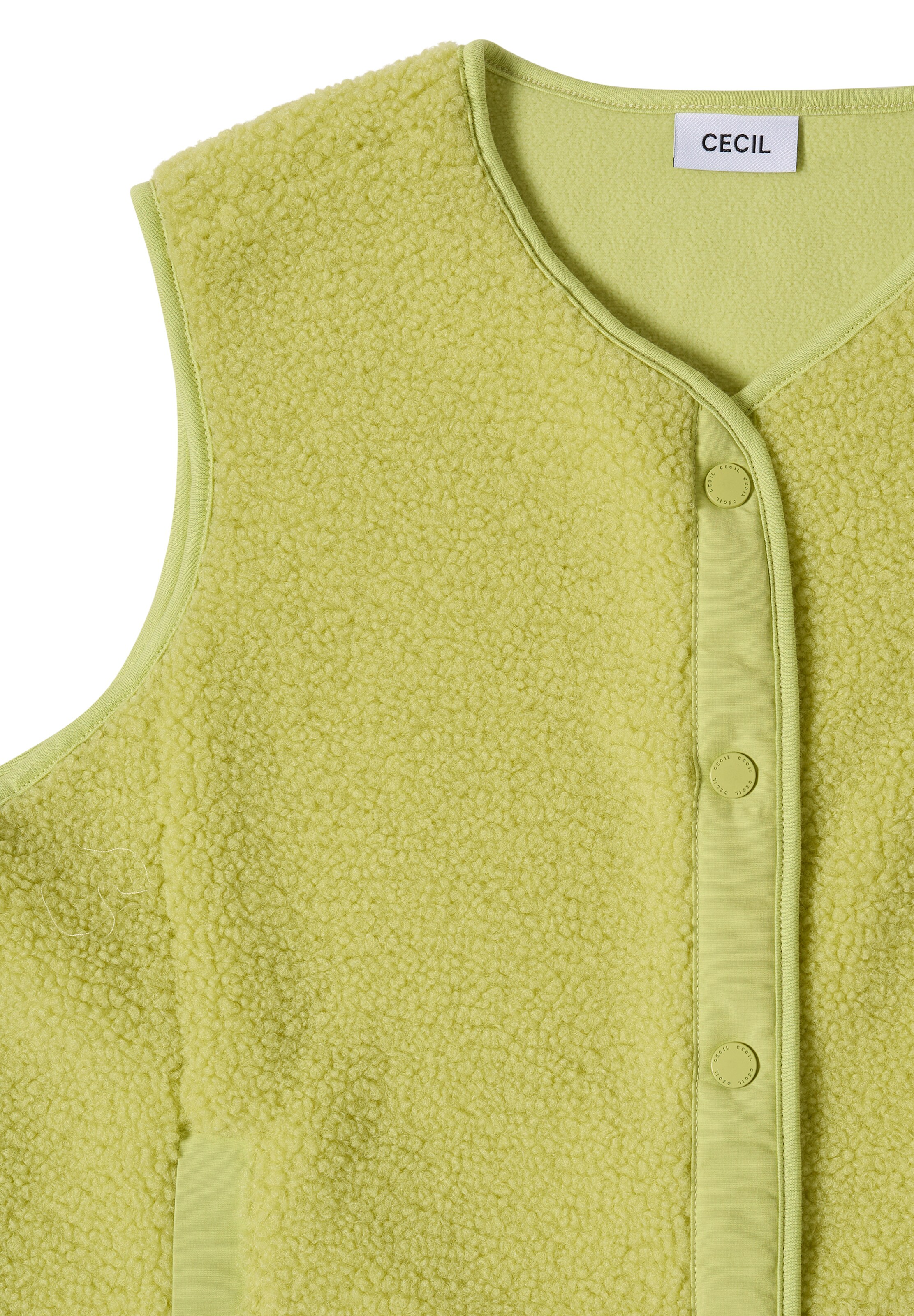 CECIL Vest in Green