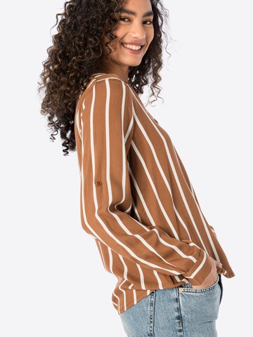 Kaffe Blouse 'Stridy' in Brown