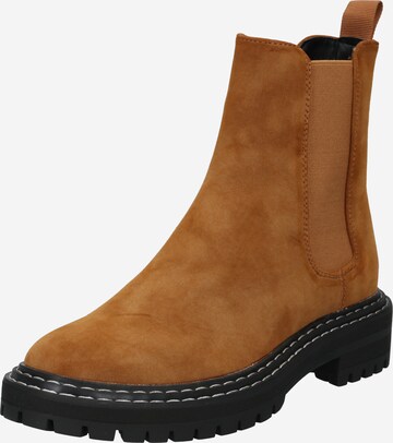 ONLY Chelsea Boots 'BETH-2' in Brown: front