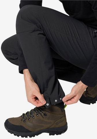 regular Pantaloni per outdoor 'Activate' di JACK WOLFSKIN in nero