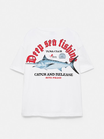 Pull&Bear Tričko - Biela
