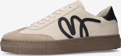 MANFIELD Sneaker in 36 in creme / kitt / schwarz, Produktansicht