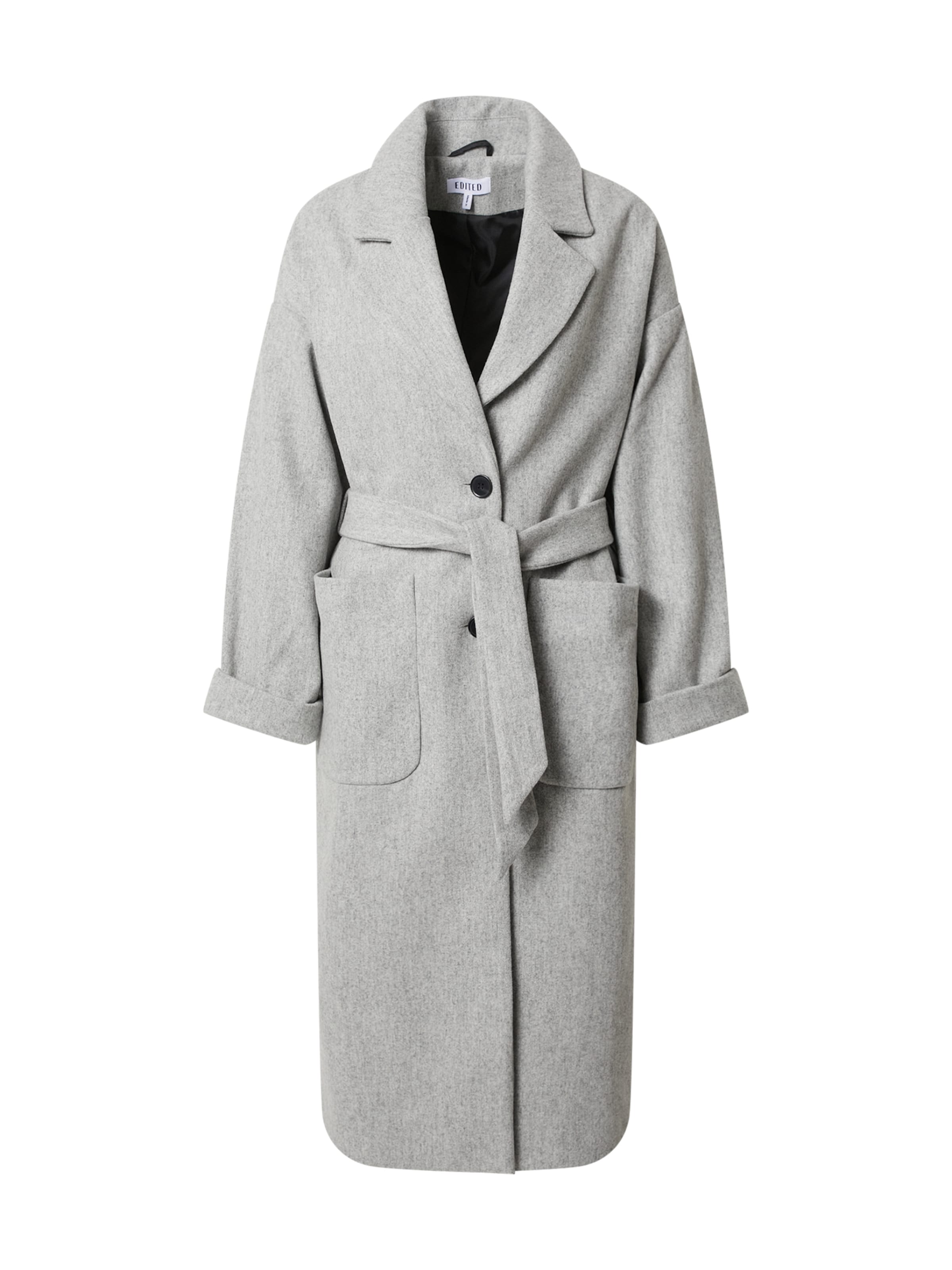 Manteau mi-saison 'Santo' EDITED en gris : devant