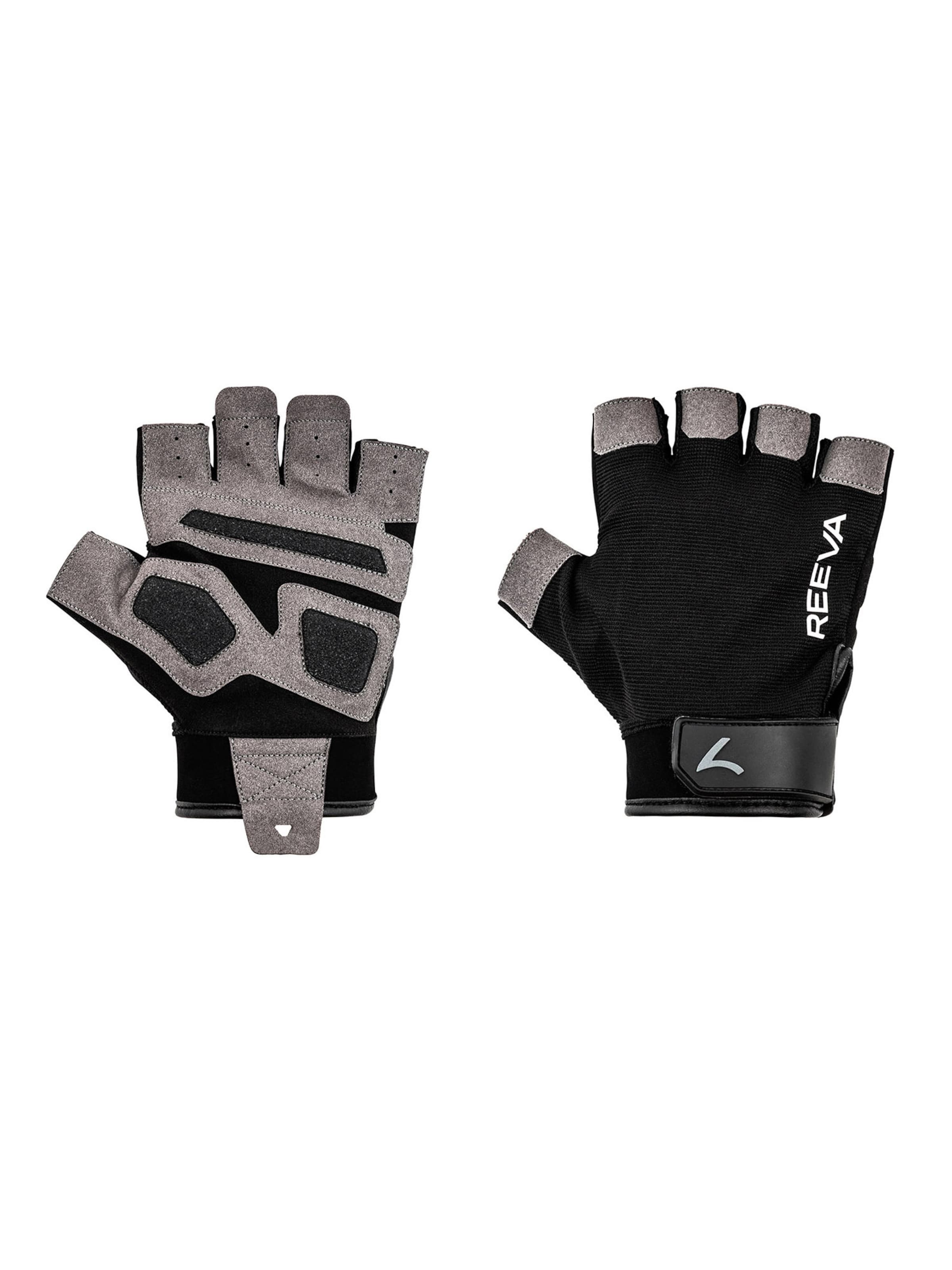 Reeva Trainingshandschuhe ' Fitness ' in Grau: Vorderseite