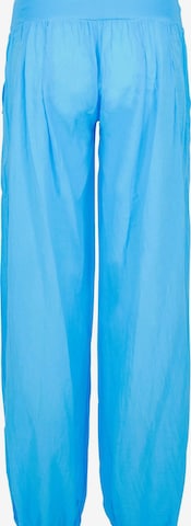 malito more than fashion Harem Pants in Blue: front
