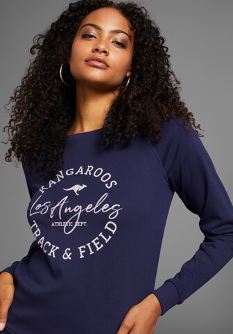 KangaROOS Sweatshirt in Blue