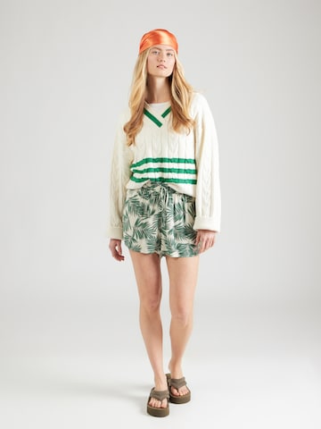 Loosefit Pantalon 'Ma44rica' Hailys en blanc