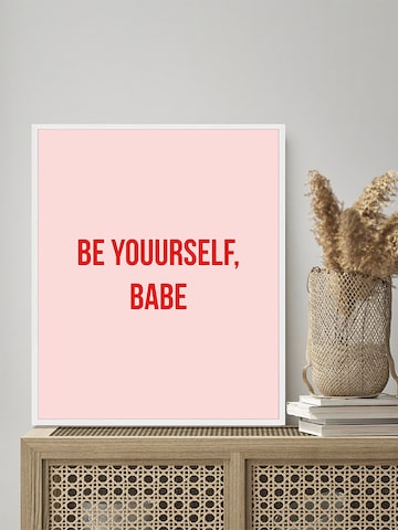 Liv Corday Image 'Be Yourself' in White