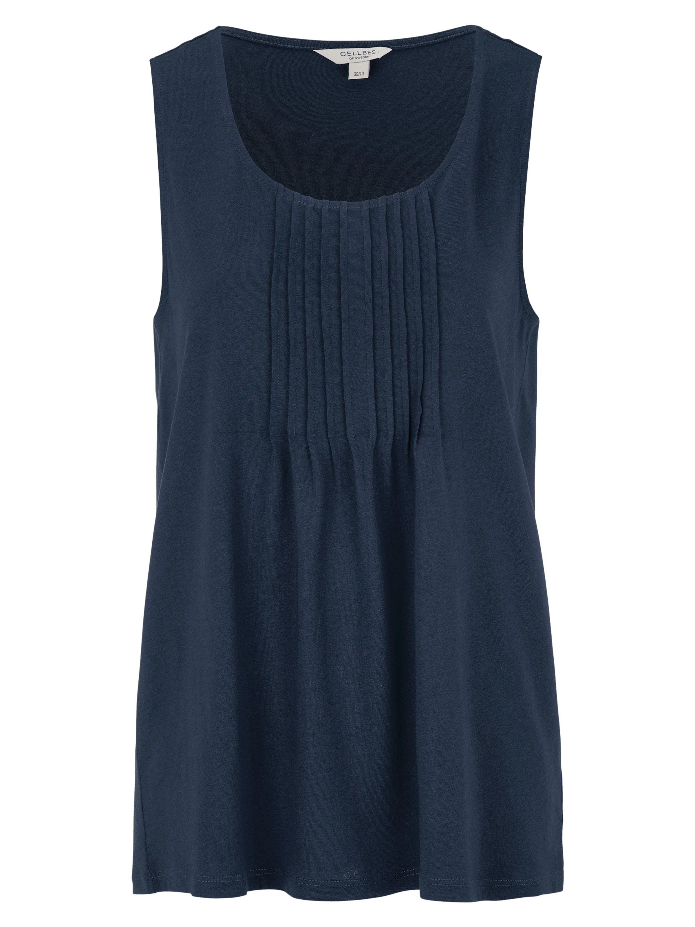 Cellbes of Sweden Top in Blauw: voorkant