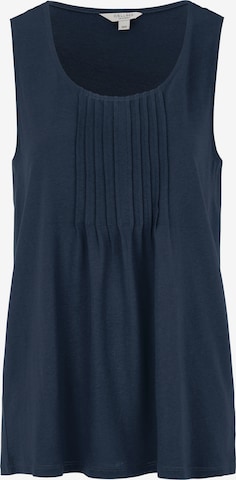 Cellbes of Sweden Tanktop mit dekorativer Biese in Blau: Vorderseite