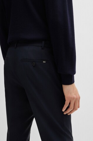 BOSS Slimfit Hose 'P-Genius' in Blau