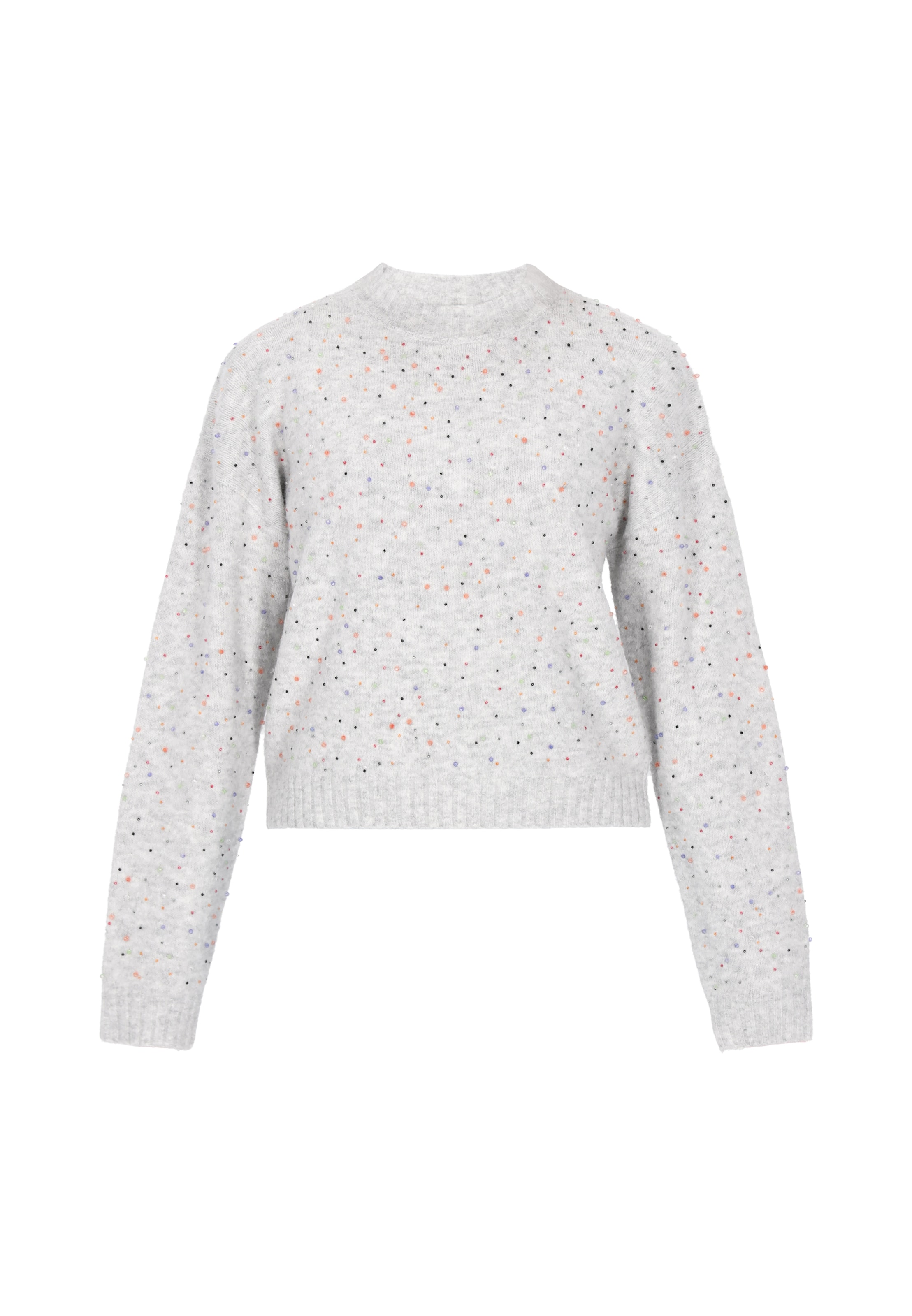 Pull-over oversize MYMO en gris : devant