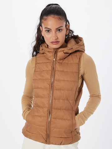 Gilet 'New Tahoe' ONLY en marron : devant