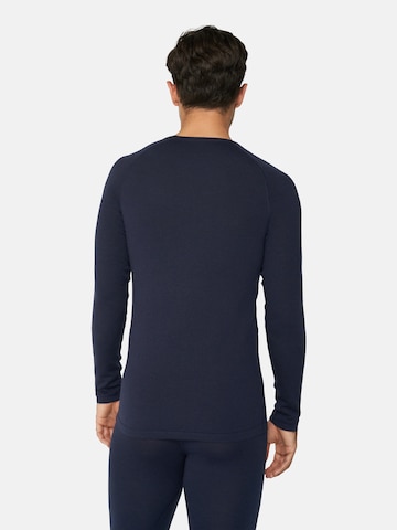 DANISH ENDURANCE Functioneel shirt 'Merino' in Blauw