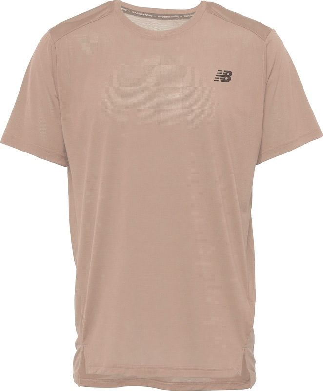 new balance Funktionsshirt 'Accelerate' in Beige new balance Funktionsshirt 'Accelerate' in Beige