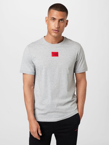 T-Shirt 'Diragolino212' HUGO en gris : devant