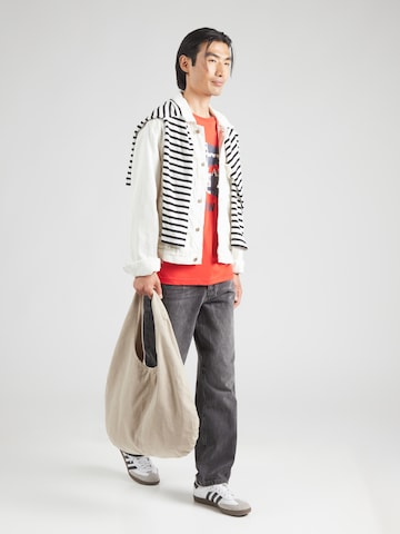 CAMP DAVID Shirt in Rood