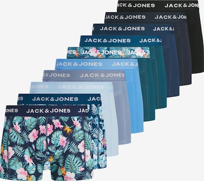 JACK & JONES Bokserice 'JACJEFFREY' veličine S u mornarsko plava / golublje plava / smaragdno zelena / crna, Pregled proizvoda