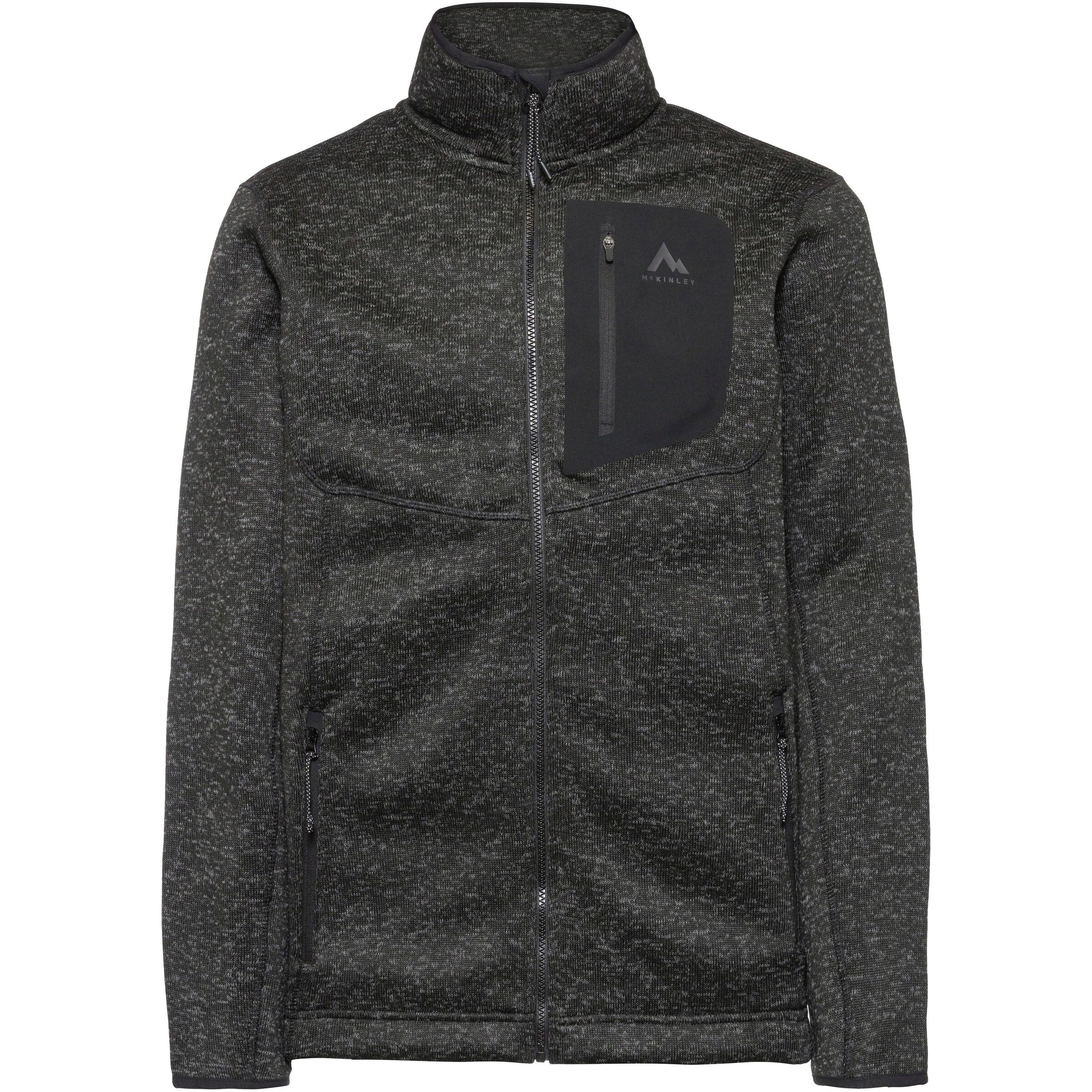 MCKINLEY Athletic Fleece Jacket 'Skeena III' in Black: front