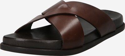 ABOUT YOU x Kevin Trapp Zapatos abiertos 'Jack' en marrón oscuro, Vista del producto