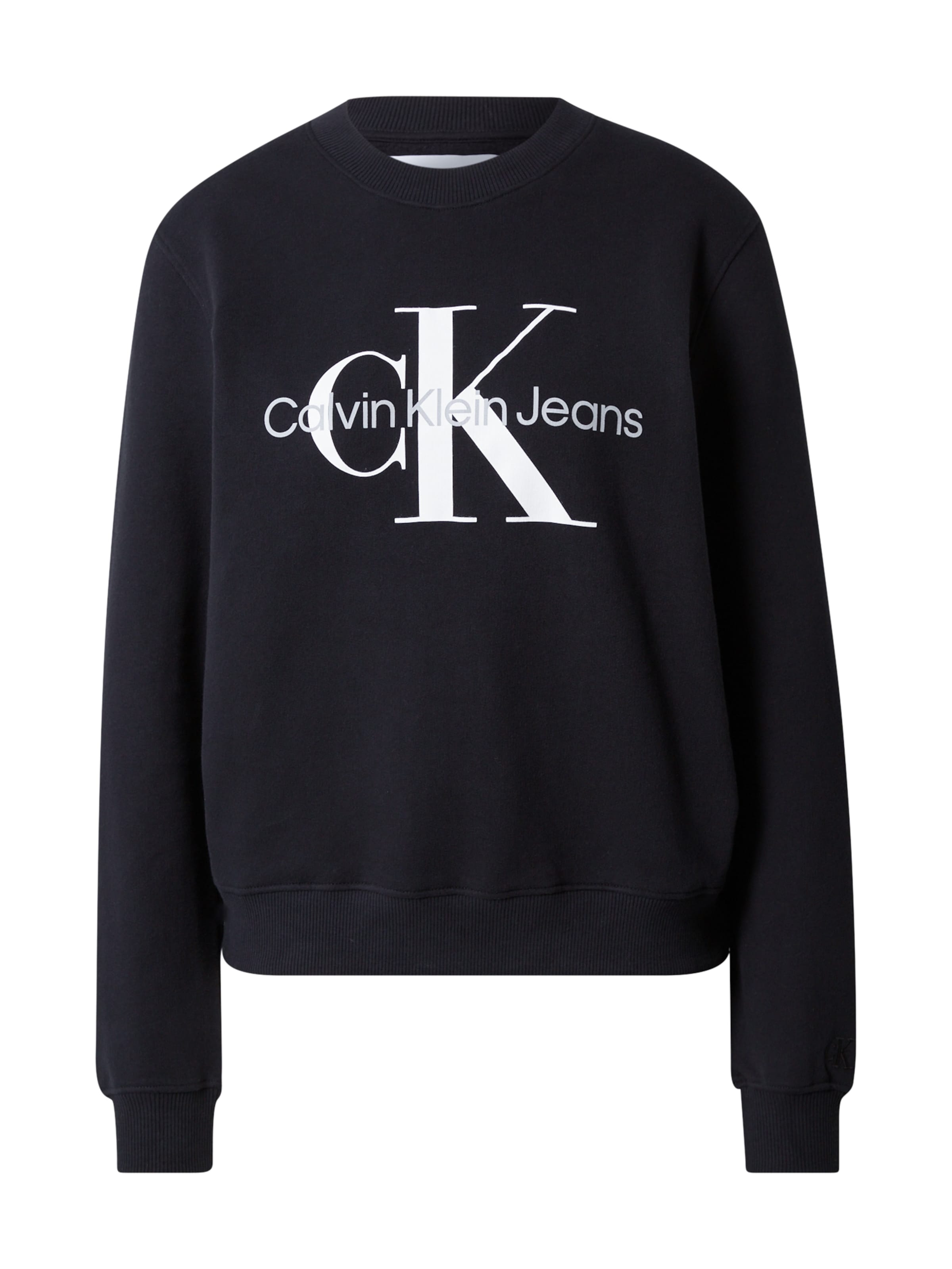 Calvin Klein Jeans Sweatshirt 'Core' in Schwarz: Vorderseite