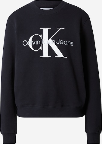 Calvin Klein Jeans Sweatshirt 'Core' in Schwarz: predná strana