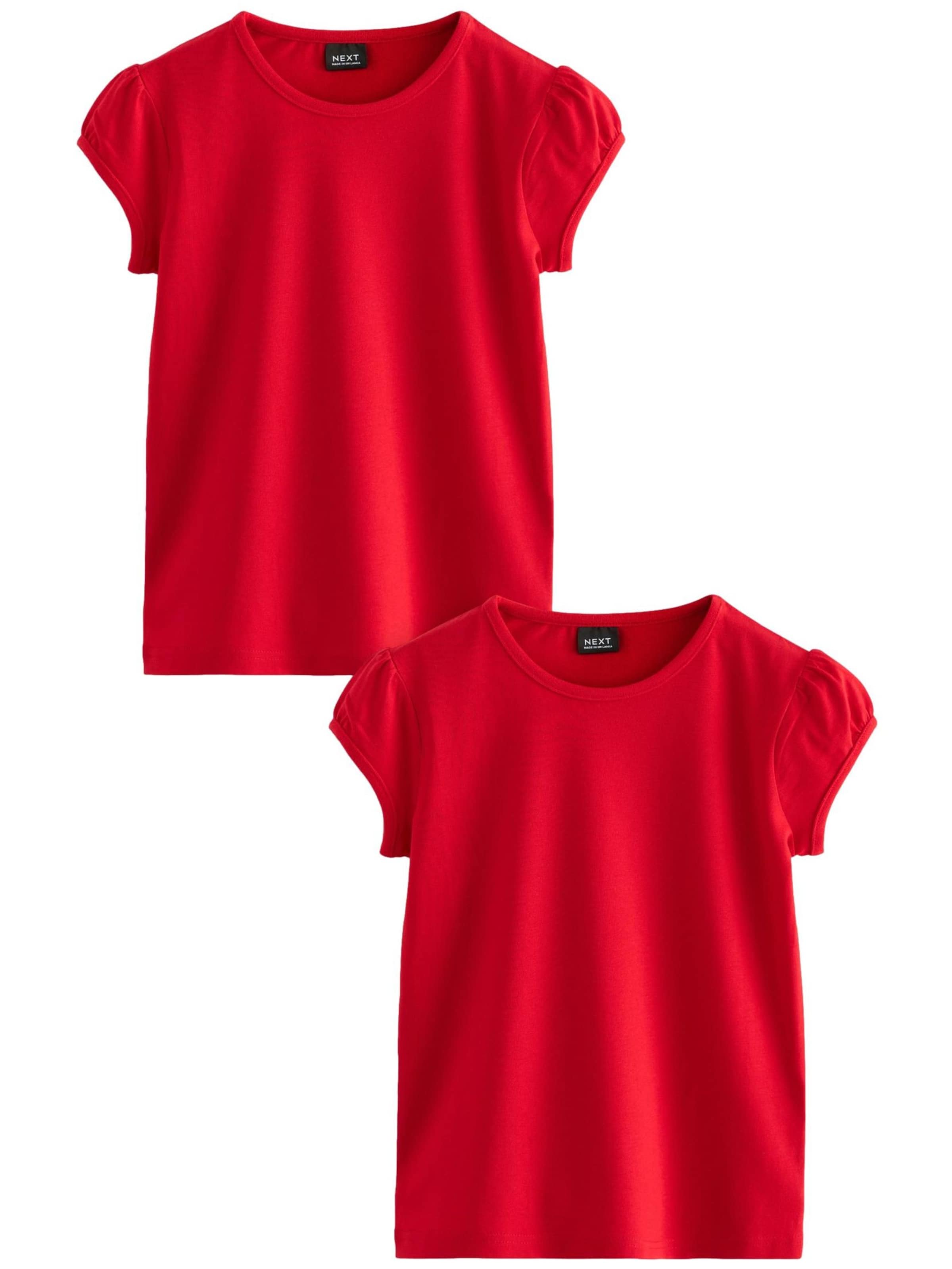 sarkans Next T-Krekls: no priekšpuses