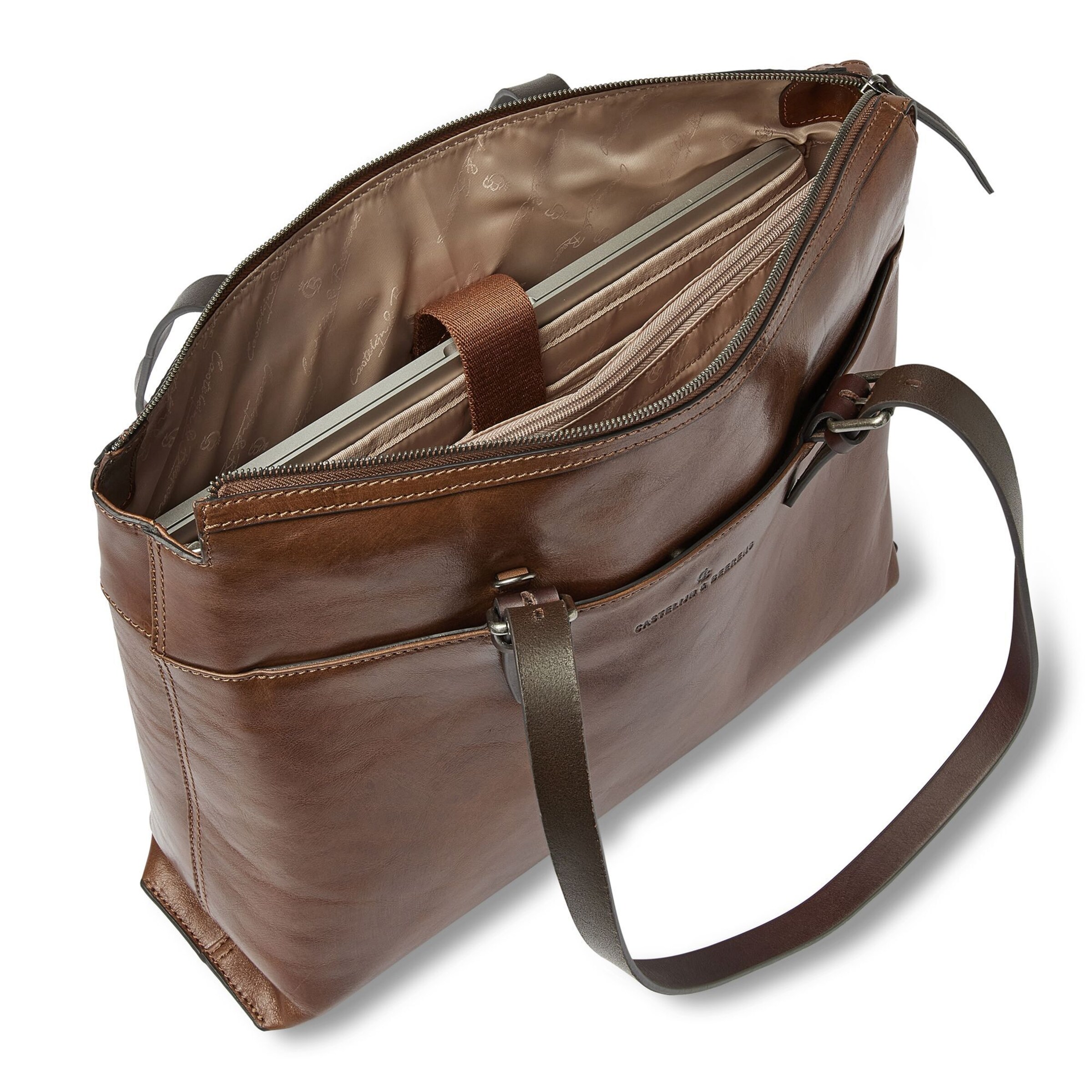 Borsa a spalla 'Rien ' di Castelijn & Beerens in marrone