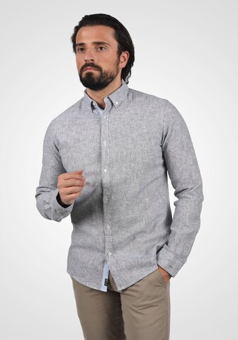 INDICODE JEANS Regular fit Overhemd 'Luan' in Grijs: voorkant