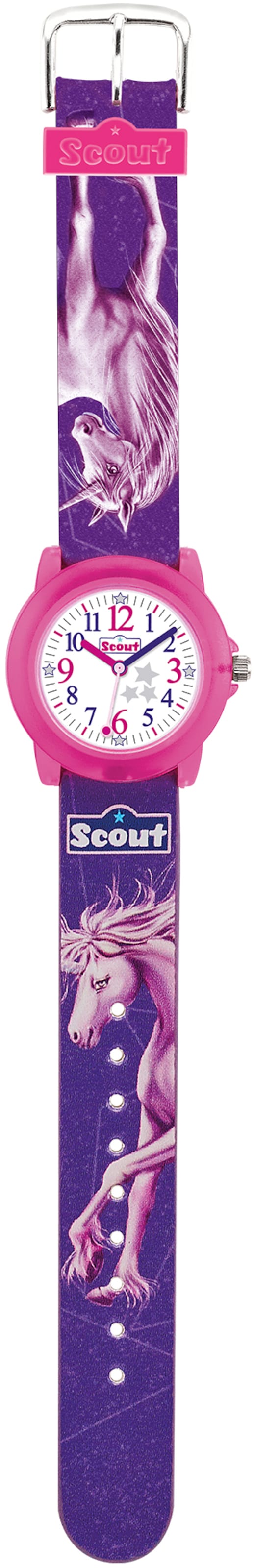 Montre SCOUT en violet : devant