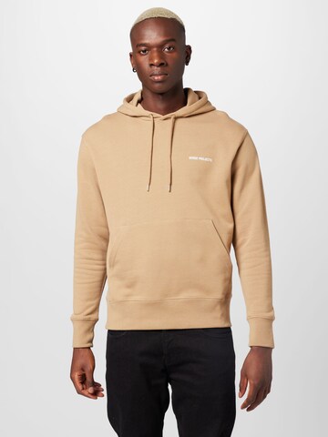 NORSE PROJECTS Sweatshirt 'Arne' in Groen: voorkant