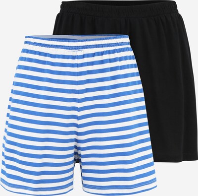 Only Tall Spodnie 'MAY' w kolorze błękitny / czarny / białym, Podgląd produktu