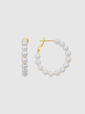 LUXBYLUX Earrings in White: front