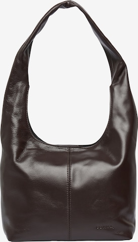 COMMA Schoudertas in Bruin: voorkant
