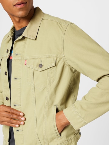 LEVI'S ® Tussenjas 'The Trucker Jacket' in Groen