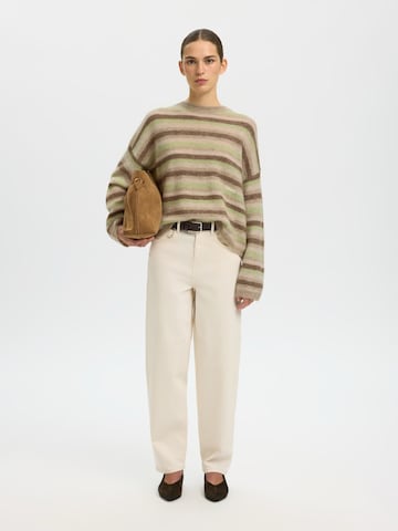 SELECTED - Jersey 'SLFLulu' en beige
