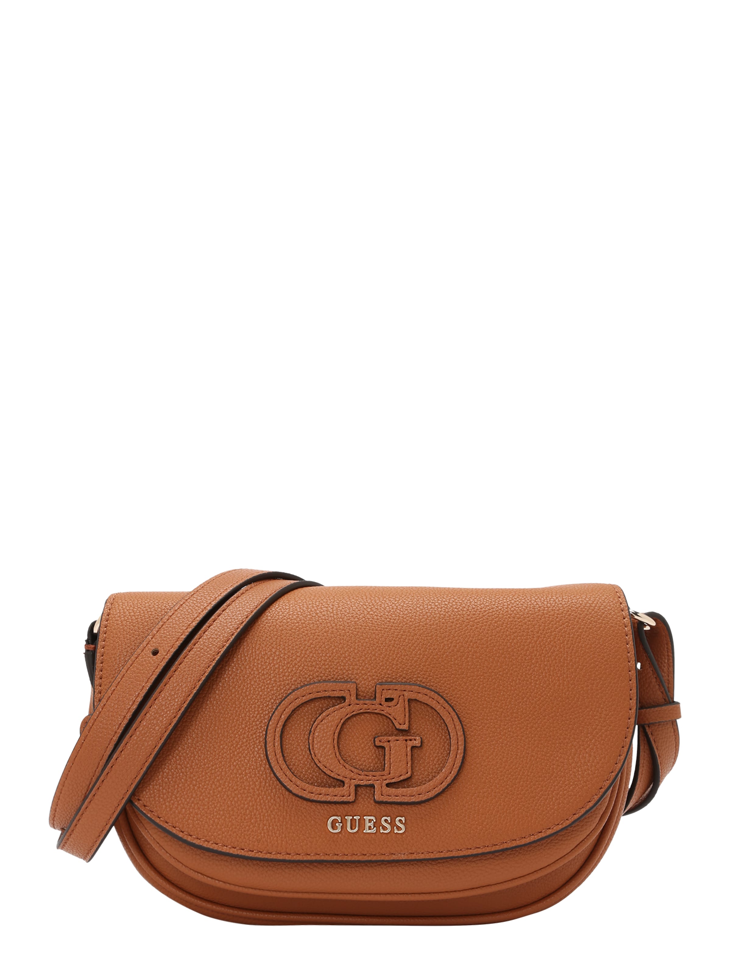 GUESS Crossbody Bag 'CALEBRA CONVERTIBLE XBODY FLAP' in Brown: front