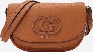 Geantă de umăr 'CALEBRA CONVERTIBLE XBODY FLAP' de la GUESS pe maro: față