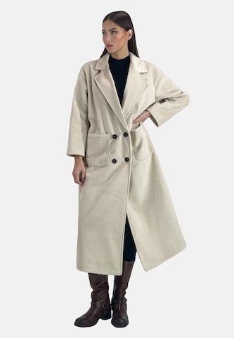 Elara Overgangsfrakke i beige: forside