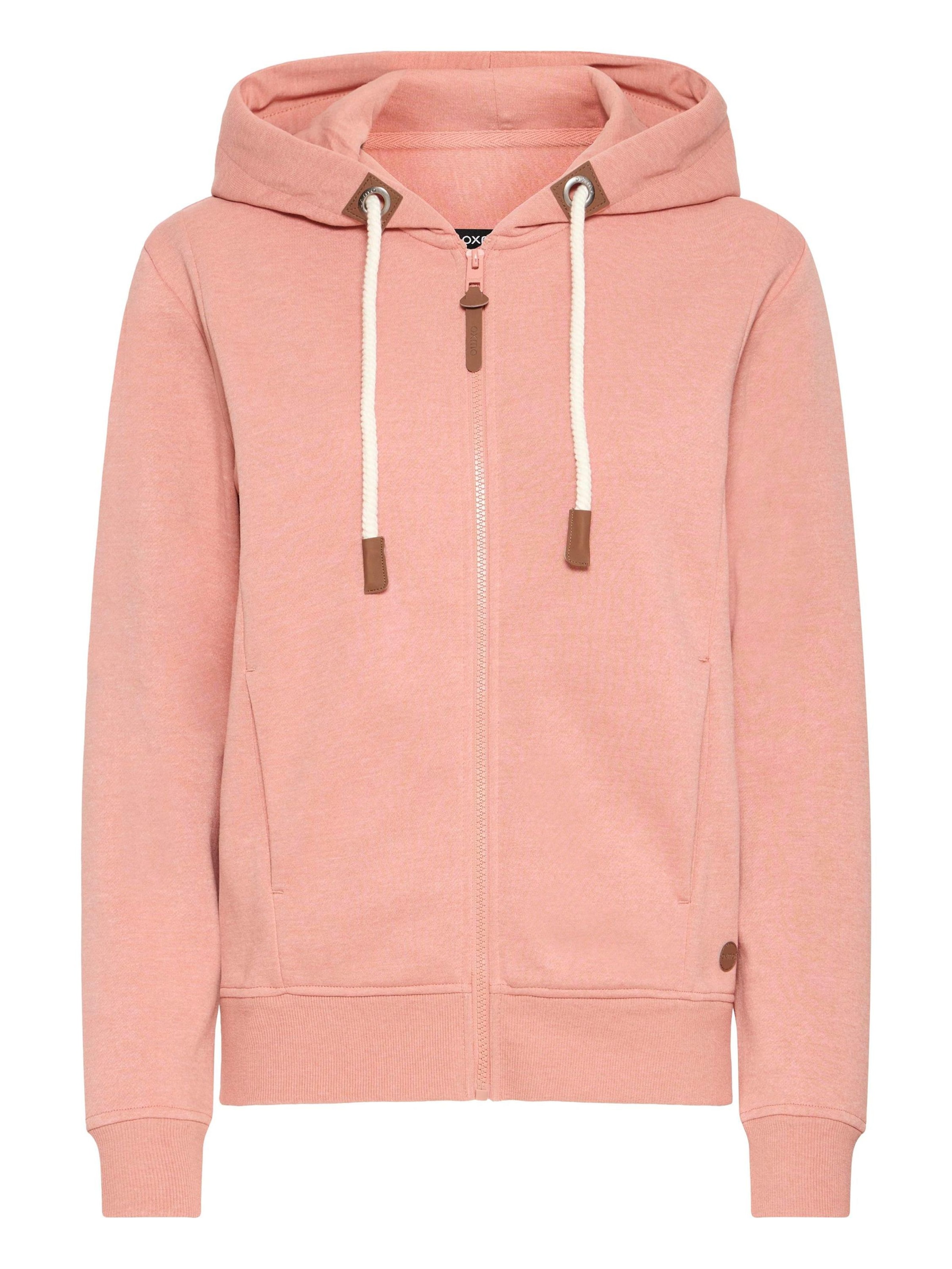 Giacca di felpa ' OXMILLE ' di Oxmo in marrone: frontale