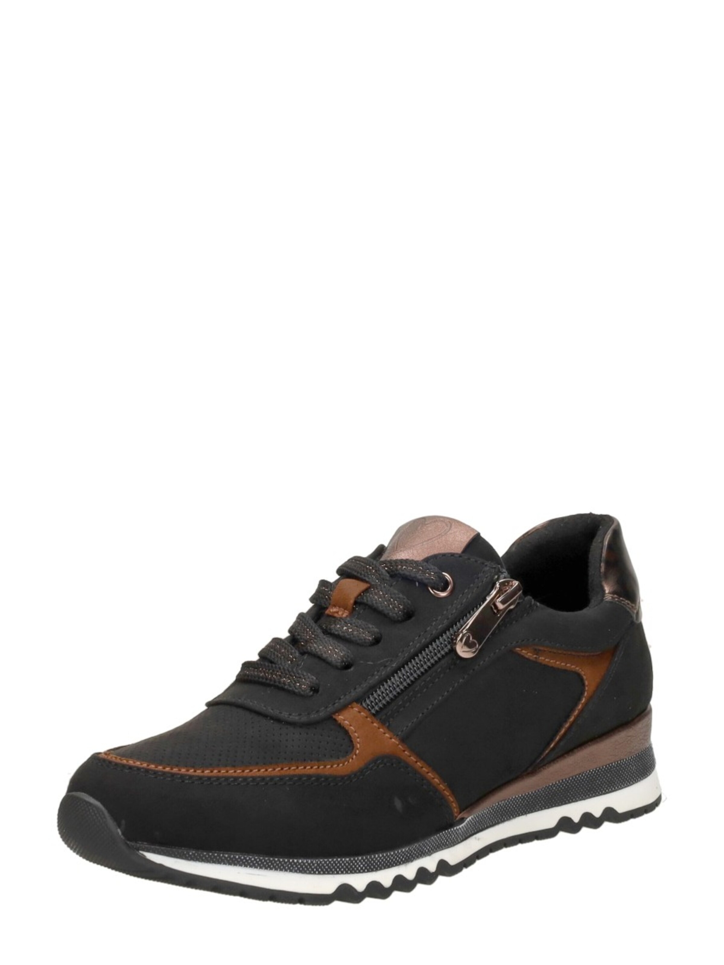 MARCO TOZZI Sneakers laag 'Sneakers Laag' in Zwart