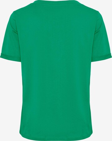 Tricou 'RIA' de la PIECES pe verde
