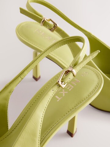 Next - Zapatos destalonado en verde