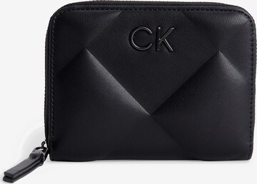 Calvin Klein Portemonnee in Zwart: voorkant