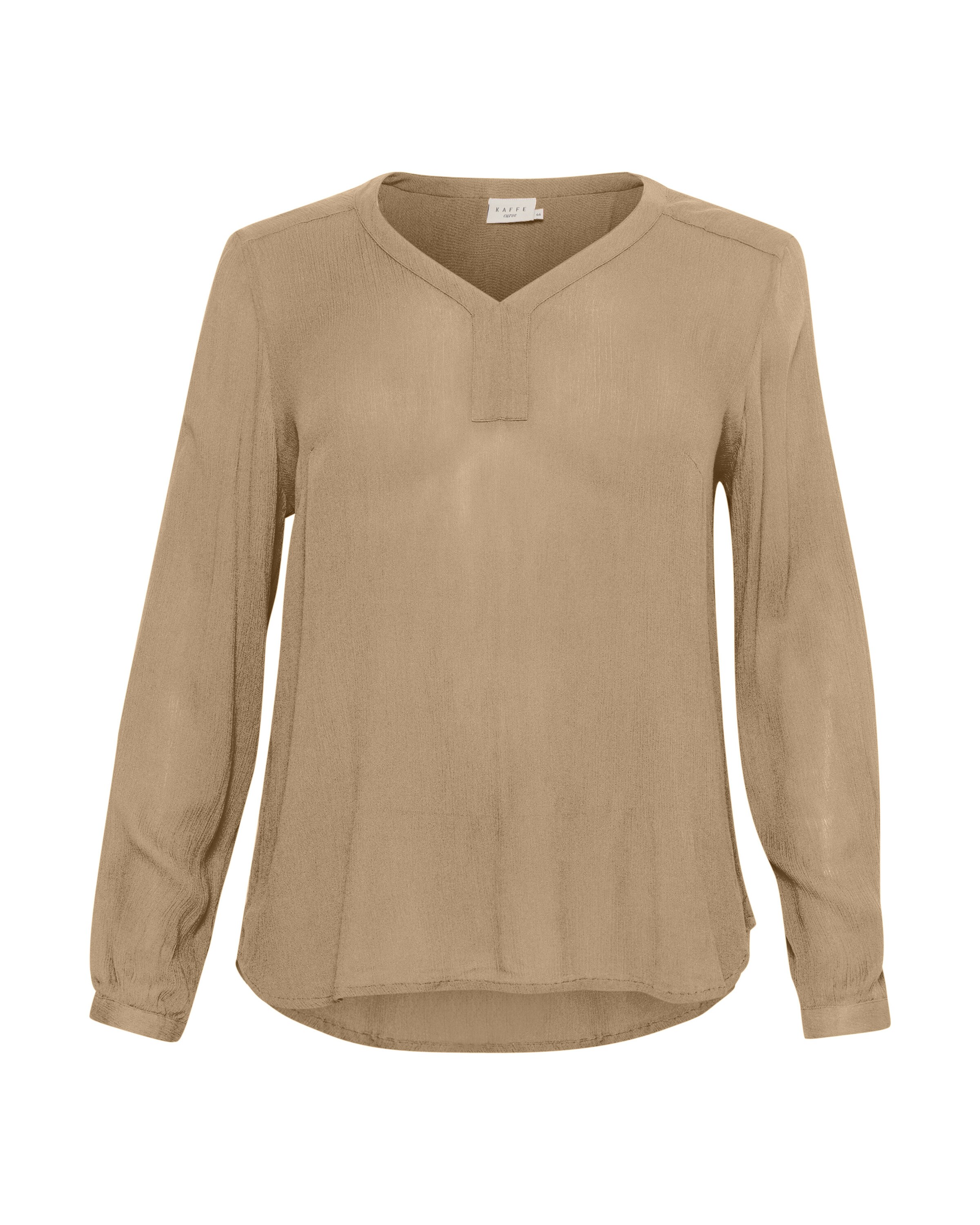 KAFFE CURVE Pluus 'Ami', värv beež