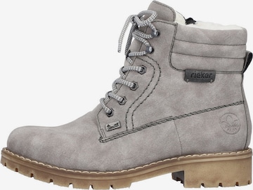 Rieker Lace-up bootie in Grey