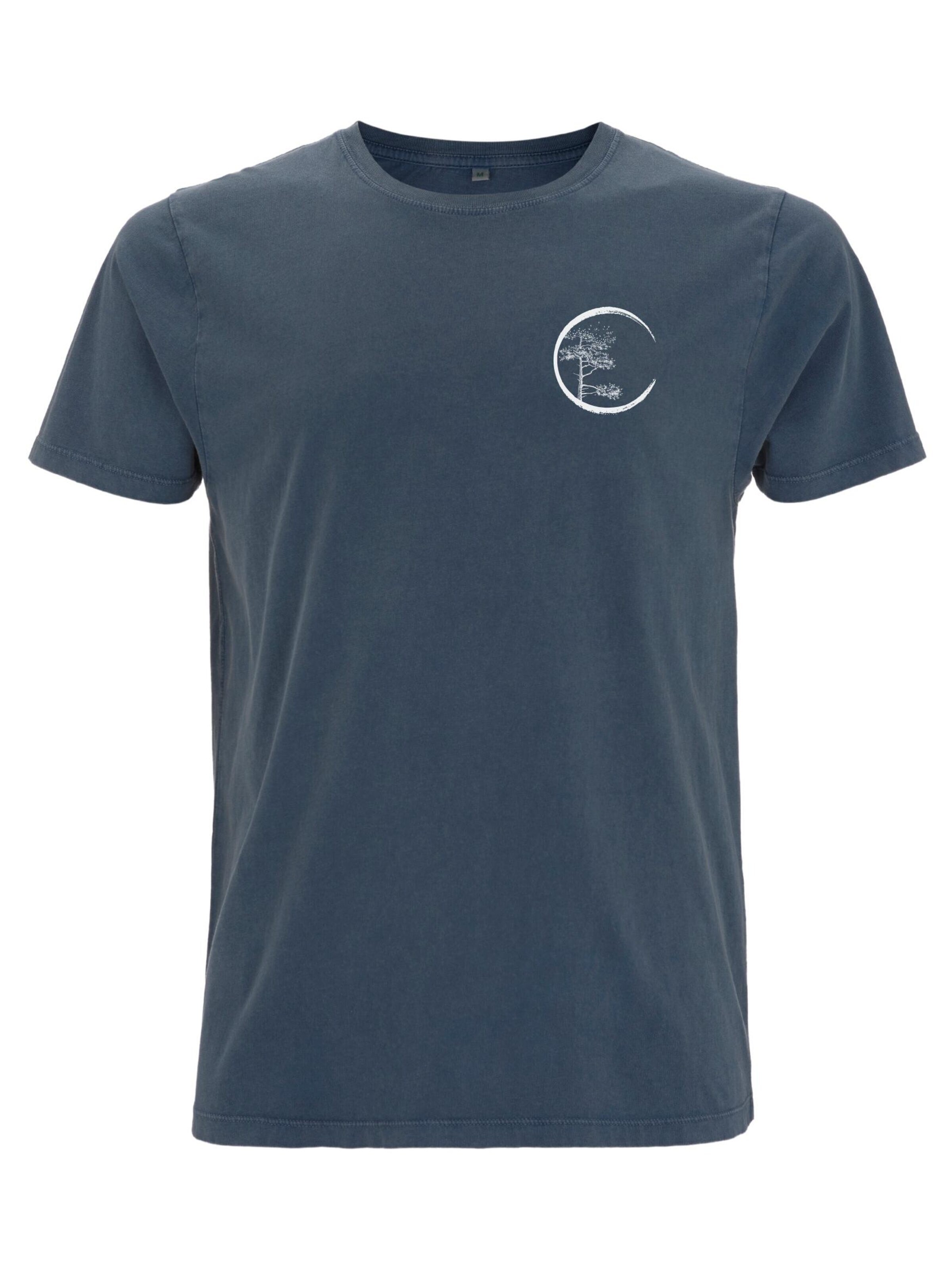 Life-Tree Shirt 'Blue Circle' in Blue: front